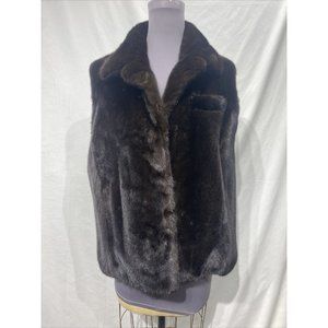 dark ranch mink vest (3330)